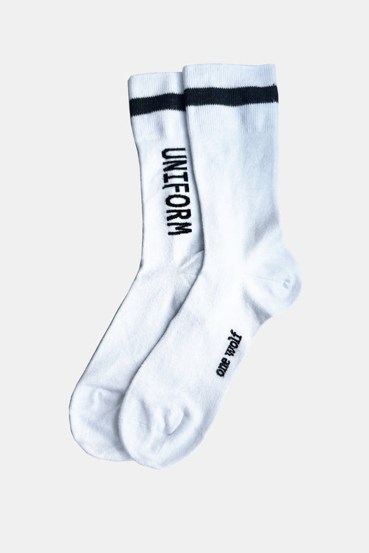 Bamboo socks UNIFORM white